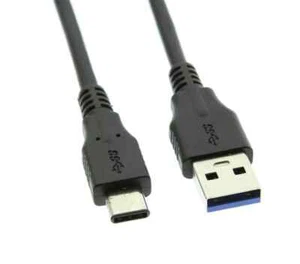 Plantronics SAVI 8200 Series USB-C to USB-A Black Premium Charging Data Cable - Picture 1 of 1