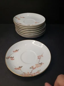 Replacement Fukagawa Pattern 905 Saucers Hand Painted Japan Maple - Autumn - Picture 1 of 3