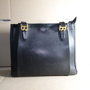 Vintage Bally Pebble Grain Leather Classic Shoulder Bag Made In Italy - Picture 1 of 23
