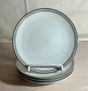4 Noritake Silver Key 6 3/8" Bread Plates - Picture 1 of 2