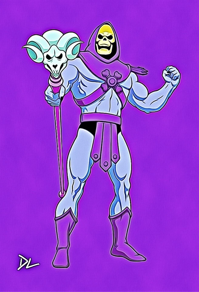 Skeletor "Masters Of The Universe" Pop Art Print - 13 x 19 Poster