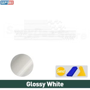 Racing Sport Car Hood Bonnet Sticker Body Stripe Kits Decal For Suzuki Swift - Picture 1 of 13