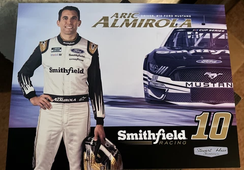 Aric Almirola 2020 Smithfield Racing Hero Card Cover