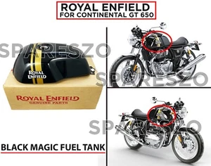 Royal Enfield For Continental GT 650 "BLACK MAGIC PETROL GAS FUEL TANK" - Picture 1 of 10