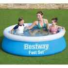Bestway Fast Set Inflatable Pool Round 183X51 Cm Blue