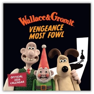 2026 Calendar Wallace and Gromit Month to View Square Calendar Official Product - Picture 1 of 7