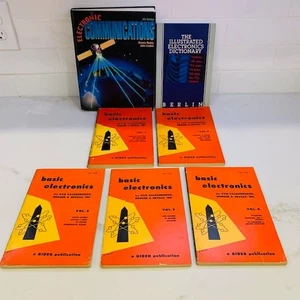 LOT OF 7 Basic ELECTRONICS, Electronic Communication TECHNICAL LOGIC Books - Bild 1 von 14