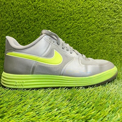 Nike Lunar Force 1 Fuse Para Hombres Talla 8.5 Plateado Zapatos Atléticos para Correr Tenis Foto 1 de 4