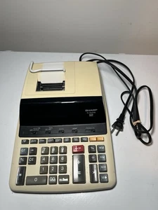 Calculadora de impresión Sharp EL-2630P III 12 dígitos máquina de adición/impuestos. LIMPIO - Imagen 1 de 10