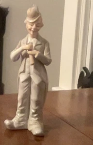 Vintage Porcelain Man FIgurine. Made by KMP, Royal Porcelain Manufactory. 10". - Picture 1 of 7