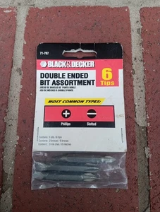 Black & Decker 71-787 3pc Double Ended Bits  - Picture 1 of 2