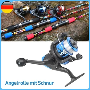 Angelrolle Mini Spinnrolle Angel Rolle klein 1BB Kugellager mit 8lbs Angelschnur - Bild 1 von 9