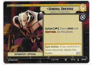 General Grievous - General de los Ejércitos Droides (Hiperespacio) - Prerelease - TWI - Imagen 1 de 2