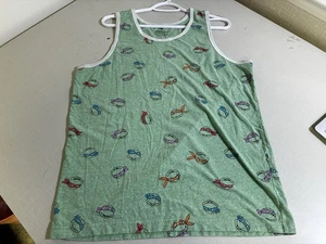 Teenage Mutant Ninja Turtles Green Tank Top Size Large - Picture 1 of 3