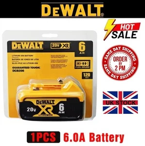 Dewalt 18V-20V 6Ah XR Li-ion Battery, Compatible With 18V And 20V Tools (1pcs) - Picture 1 of 7