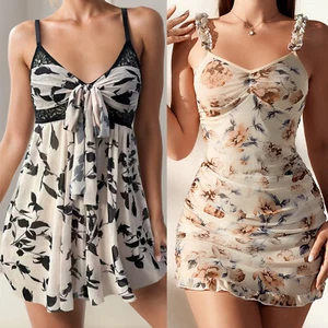 Mujeres Sexy Lencería Encaje Transparente Babydoll Vestido Ajustado Prendas para dormir Ropa interior Prendas para dormir - Imagen 1 de 86