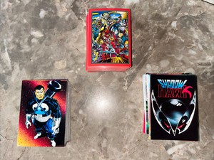 Shadow Hawk, Punisher, Youngblood Sets Lot ￼by Comic Images 1 - 90 - 270 Cards