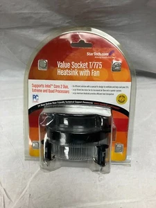 StarTech Value Socket T/775 Heatsink with Fan, 12V, New Sealed FAN775E - Picture 1 of 5