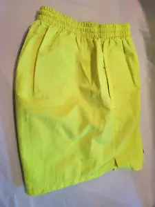 Bañador corto vintage años 80 LINESHOTS hombre talla M amarillo - Imagen 1 de 10