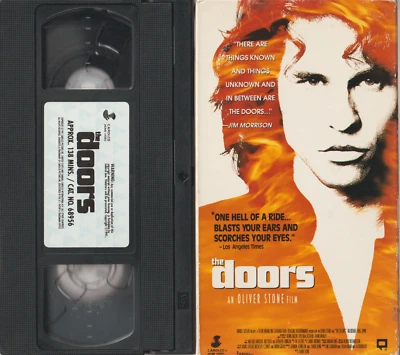 Doors (VHS, 1991)  Val Kilmer, Meg Ryan, Kyle Mac Lachlan, Frank Whaley, Kevin D - Image 1 of 4