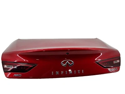 2017-2020 INFINITI Q60 REAR TRUNK LID  RED - Image 1 of 4