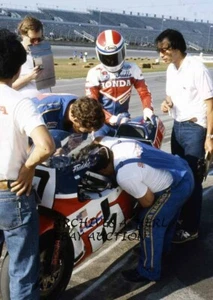 Honda NSR500 & Freddie Spencer – 1995 Daytona motorcycle racing photo - Picture 1 of 1