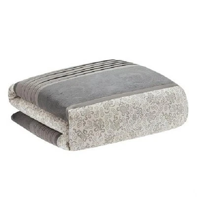 N NATORI PEKING  King Duvet Cover- Grey - Image 1 of 2