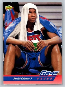 1992-93 Upper Deck - Game Faces Derrick Coleman #485 - Picture 1 of 2