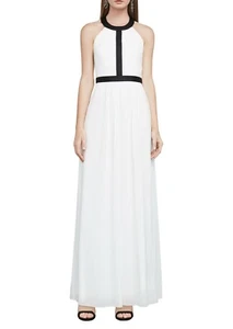 NEW BCBG MAXAZRIA TACARRA COLORBLOCKED GOWN JGK61L13/L604A SIZE 8 - Picture 1 of 3