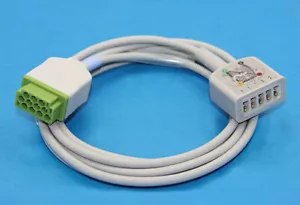 GE Marquette Trunk 5-Lead ECG Cable 11pin Compatible - Picture 1 of 2