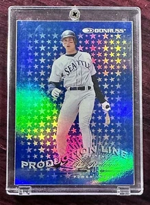 ALEX RODRIGUEZ 1998 DONRUSS PRODUCTION LINE BLUE REFRACTOR MIRROR 274/846 - Picture 1 of 2