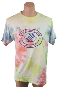Camiseta de Colección Años 90 Niños y Niñas Club Sparta, WI Tie-Dye Talla L Personal Estampado Completo - Imagen 1 de 11
