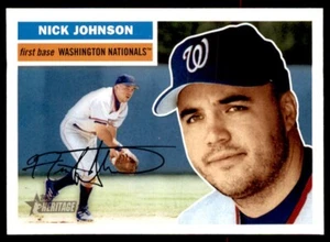 2005 Mint _ Topps Heritage Nick Johnson Washington Nationals #183 - Picture 1 of 2