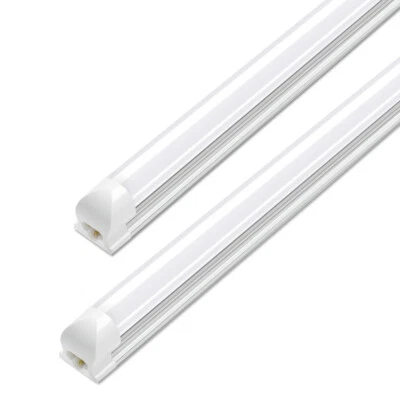 4pcs 2FT LED Shop Lights T8 20W Garage Ceiling Light Fixtures Cabinet Closet 2' - Image 1 of 4