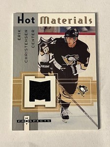 2005-06 Fleer Hot Prospects Hot Materials Erik Christensen #HM-EC Rookie RC