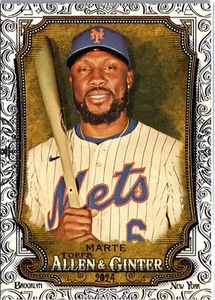 2024 Topps Allen & Ginter Starling Marte #318 New York Mets Near Mint or Better - Picture 1 of 2