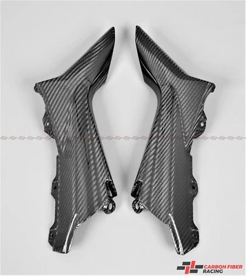 2012-2018 MV Agusta Brutale 675 Seat Side Panels - 100% Carbon Fiber - Image 1 of 3