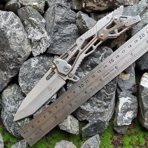 Jungle Combat Self Defense Multi-Color Stainless Steel Defense Folding Knife EDC - Picture 1 of 11