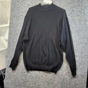 Per Me Uomo Men's Charcoal Grey Merino Wool Blend Long Sleeve Sweater Size XL - Picture 1 of 7