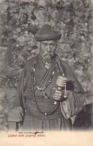 Tíbet - Lama tibetano con rueda de oración - Publ. The Phototype Co. - Imagen 1 de 2