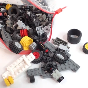 Lego Bulk Lot Wheels 1 lb. 10 oz Lot Tires Car Base Axle Cars Trucks More - Picture 1 of 2