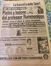 Gazzetta dello Sport del 20/12/1984 - Rummenigge, Platini, Hateley ecc.