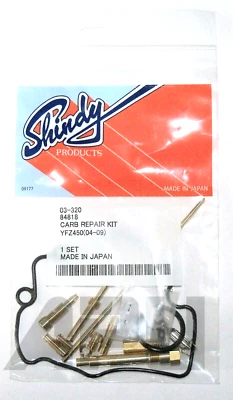 2004-2009 Yamaha Yfz450 Carb Carburetor Repair Kit 03-320  SHIPS TODAY FREE - Image 1 of 4