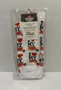 I Love My HEB Socks From H-E-B Portal at San Antonio Spurs Game - Picture 1 of 5