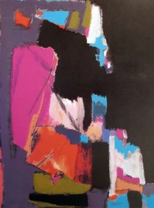 Impresión artística serigráfica firmada y numerada de Lee Simpson sin título, abstracta, hacer oferta - Imagen 1 de 6