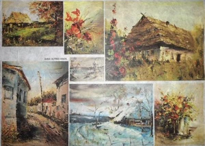 Papel de arroz para decoupage y álbum de recortes artesanía pueblo flores foto 108 - Imagen 1 de 1