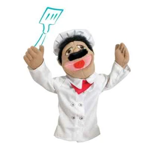Chef Hand Puppet Chef Pee Pee Toy Melissa & Doug 40353. - Picture 1 of 8