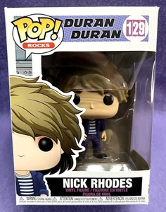 New Nick Rhodes Duran Duran Fuko Pop! Rocks Vinyl Figure #129 with Protector-NIB - Picture 1 of 7