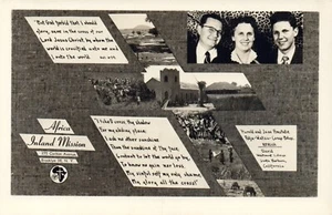 Real Photo African Inland Mission Religious Postcard - Picture 1 of 2