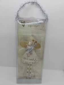 Department 56 Sandra Magsamen Artful Angels "Joy to the World" Originalverpackt  - Bild 1 von 5
